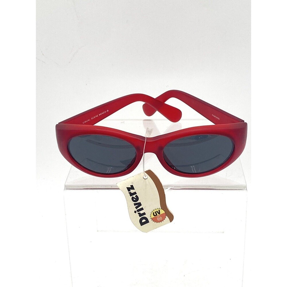 Vintage NOS Visual Scene 96ND318 Sunglasses w Original Tag Driverz 1990's Y2K
